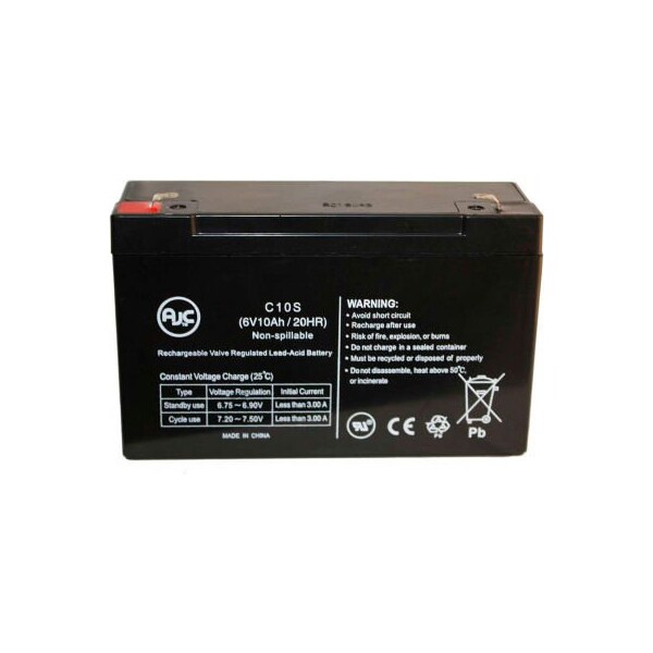 Battery Clerk AJC Alaris Gemini PC-2-Model 1320 6V 10Ah Medical Battery Gemini-PC-2-Model-1320-Alaris-6V-10Ah-MB - main